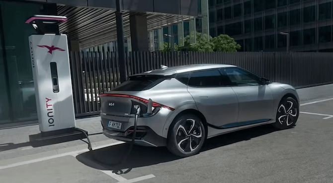 KIA EV6 Charging