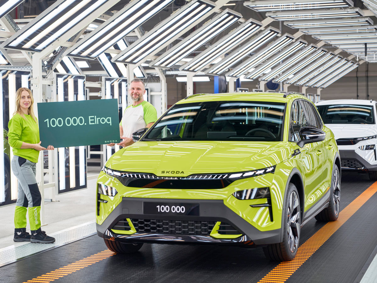 Škoda Produce 100,000th All-Electric Elroq