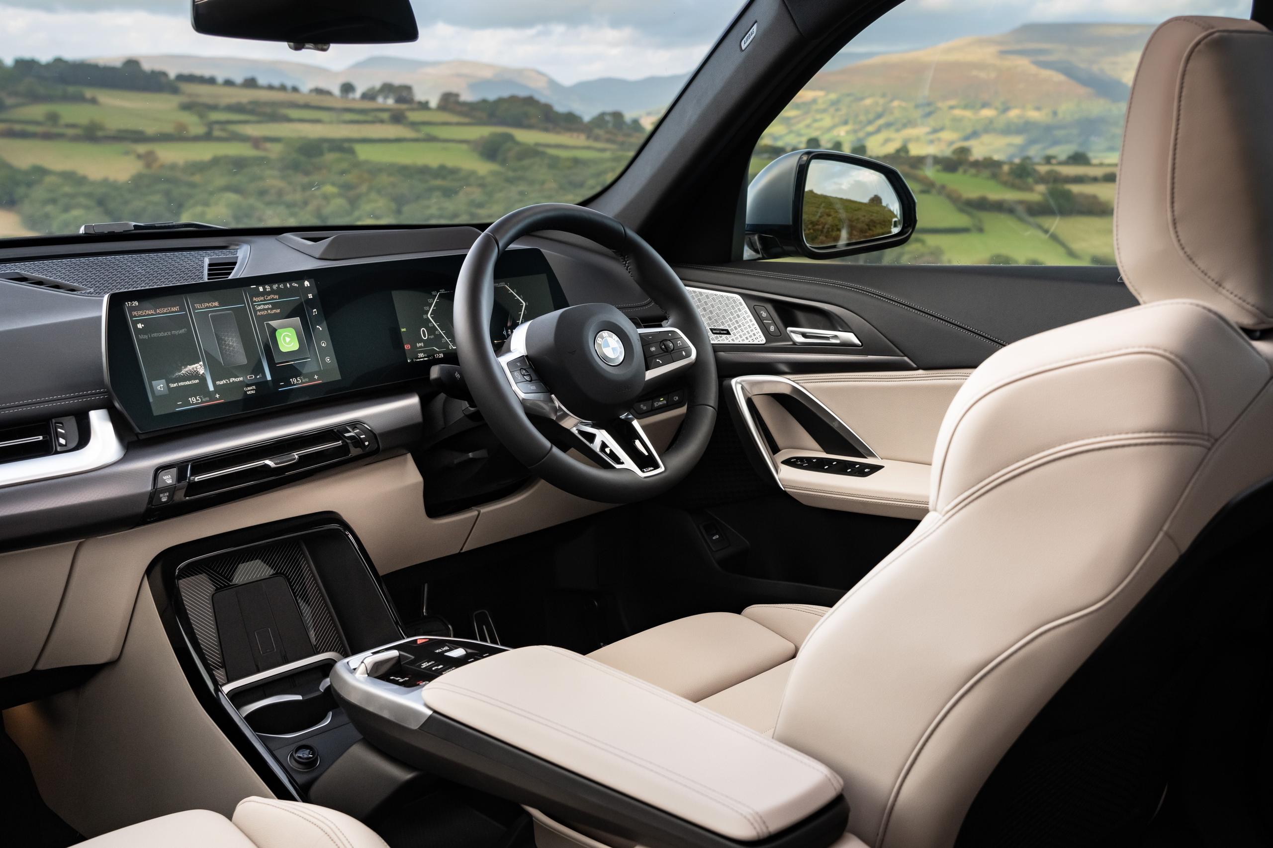 New BMW X1 driver seat view