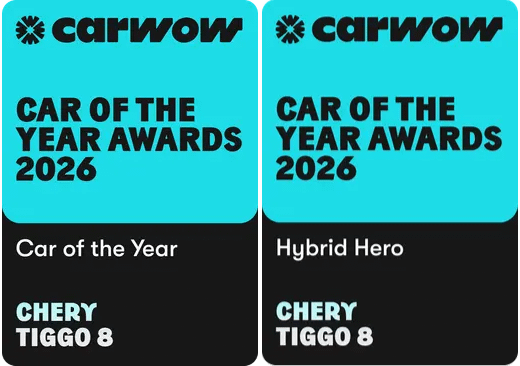 2026 Carwow Car of the Year & Hybrid Hero - Chery TIGGO 8 CSH
