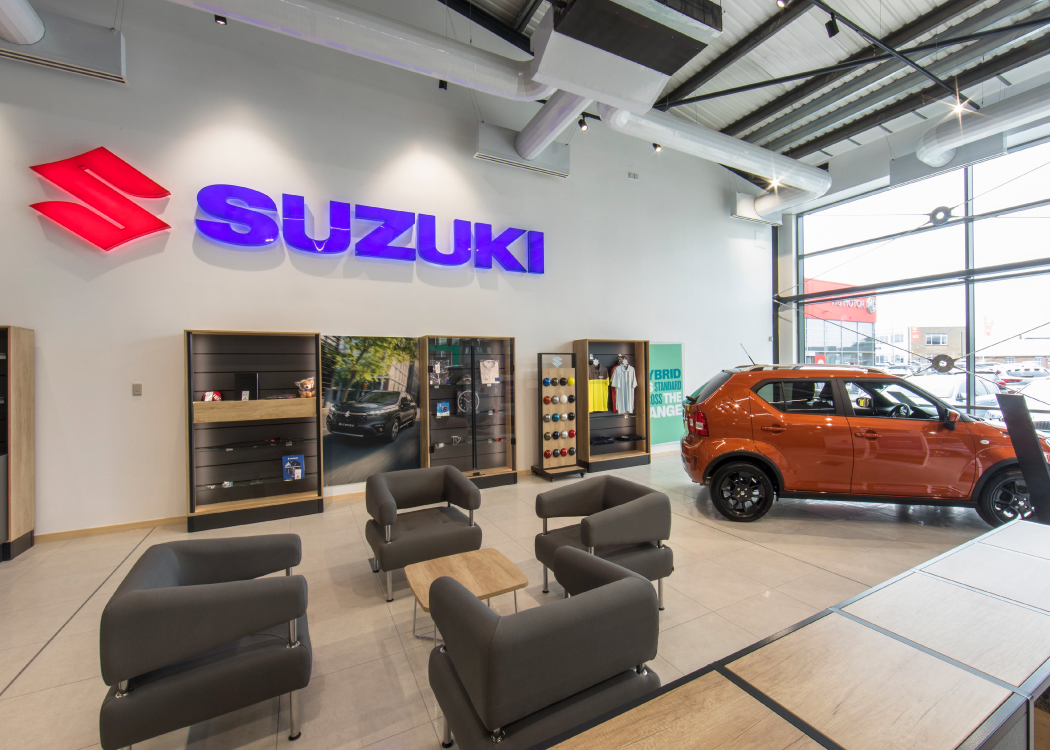 Richmond Suzuki's brand new showroom on Fitzherbert Road in Portsmouth