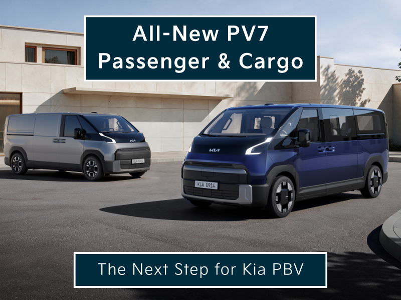 Kia Unveils the All-New PV7 Passenger & Cargo: The Next Step for Kia PBV