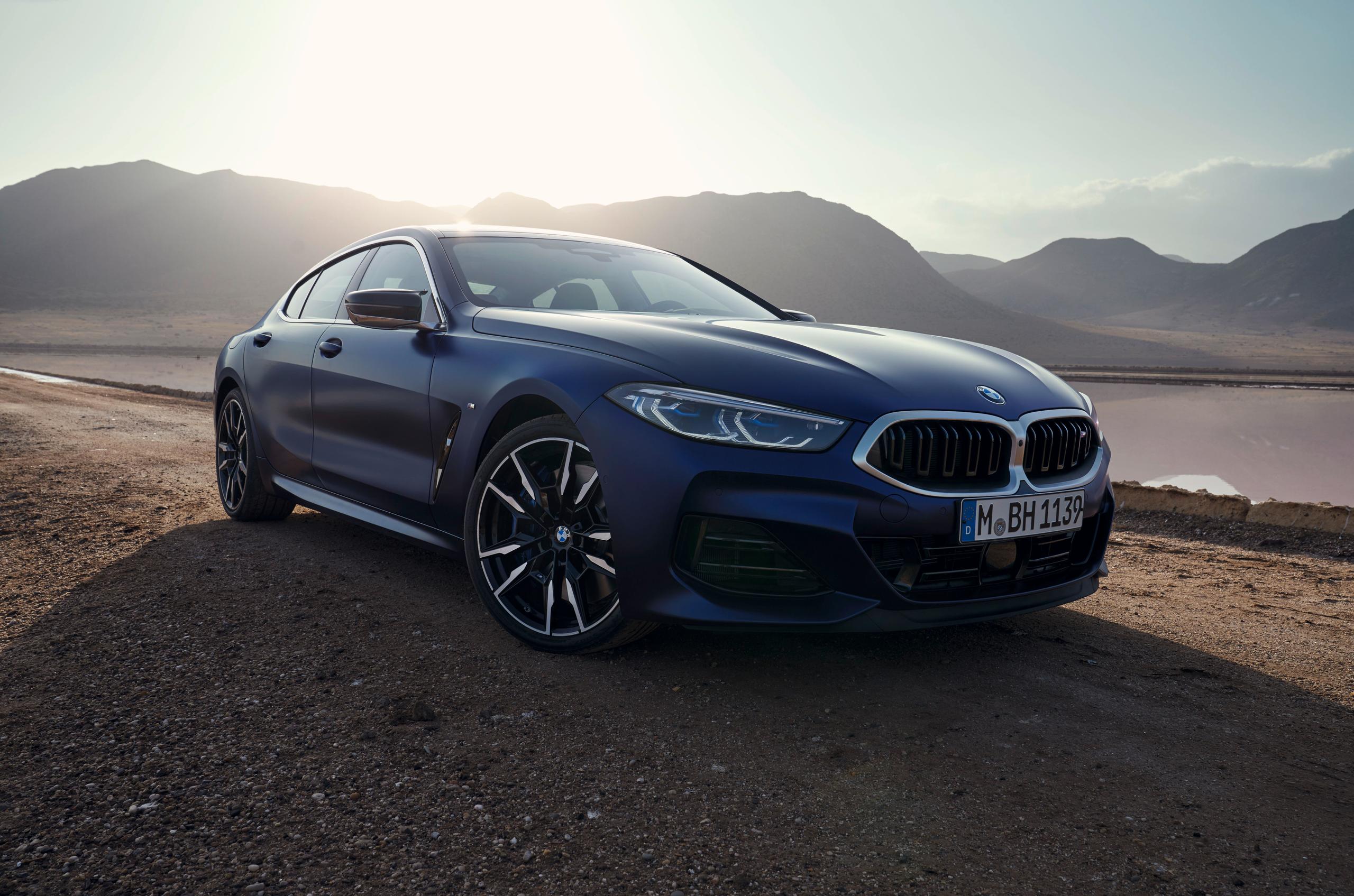 New BMW 8 Series, image of vehicle parked displaying front view