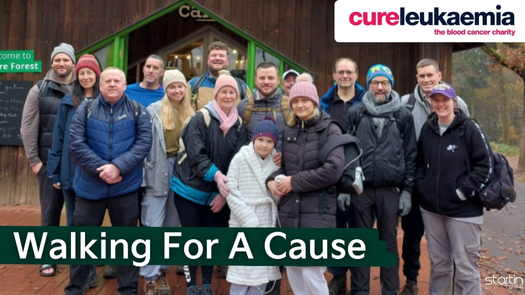 Walking for a Cause: Dave Pountney, Parts Manager at Startin Group, Steps Up for Charity 