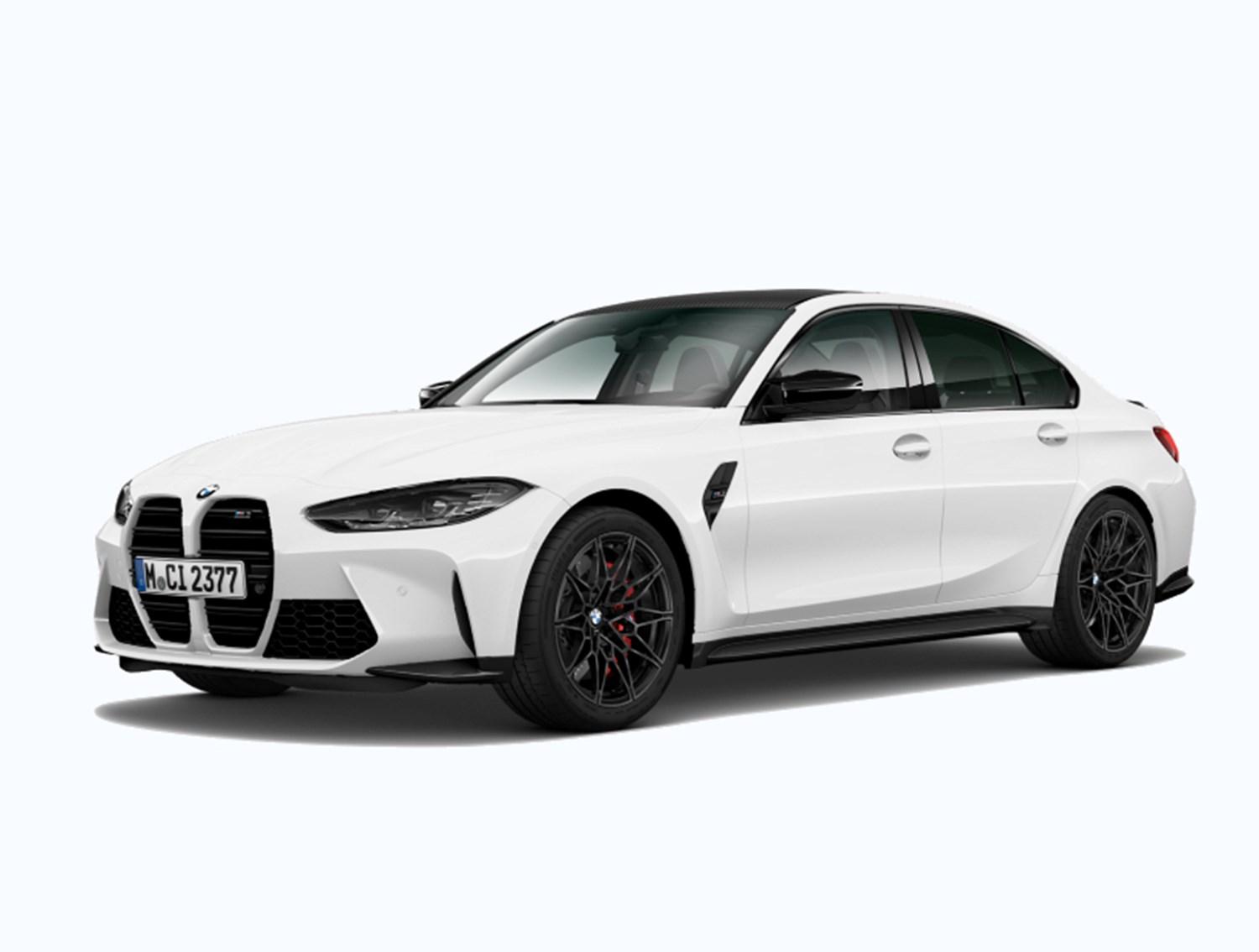 BMW M3 Competition with M xDrive, in Alpine White