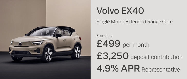 Volvo EX40 Finance Offer From Caffyns