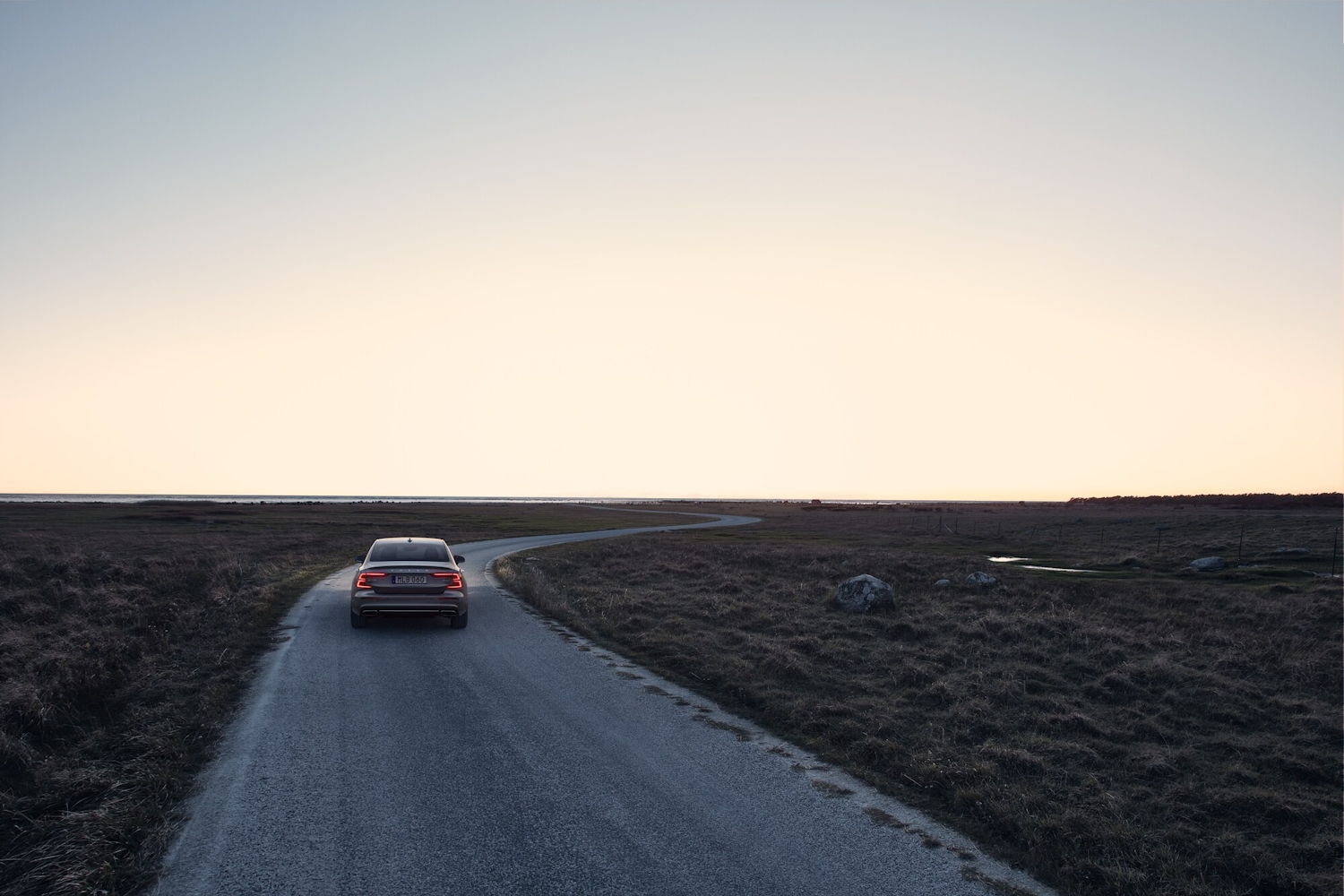 Polestar on a highway