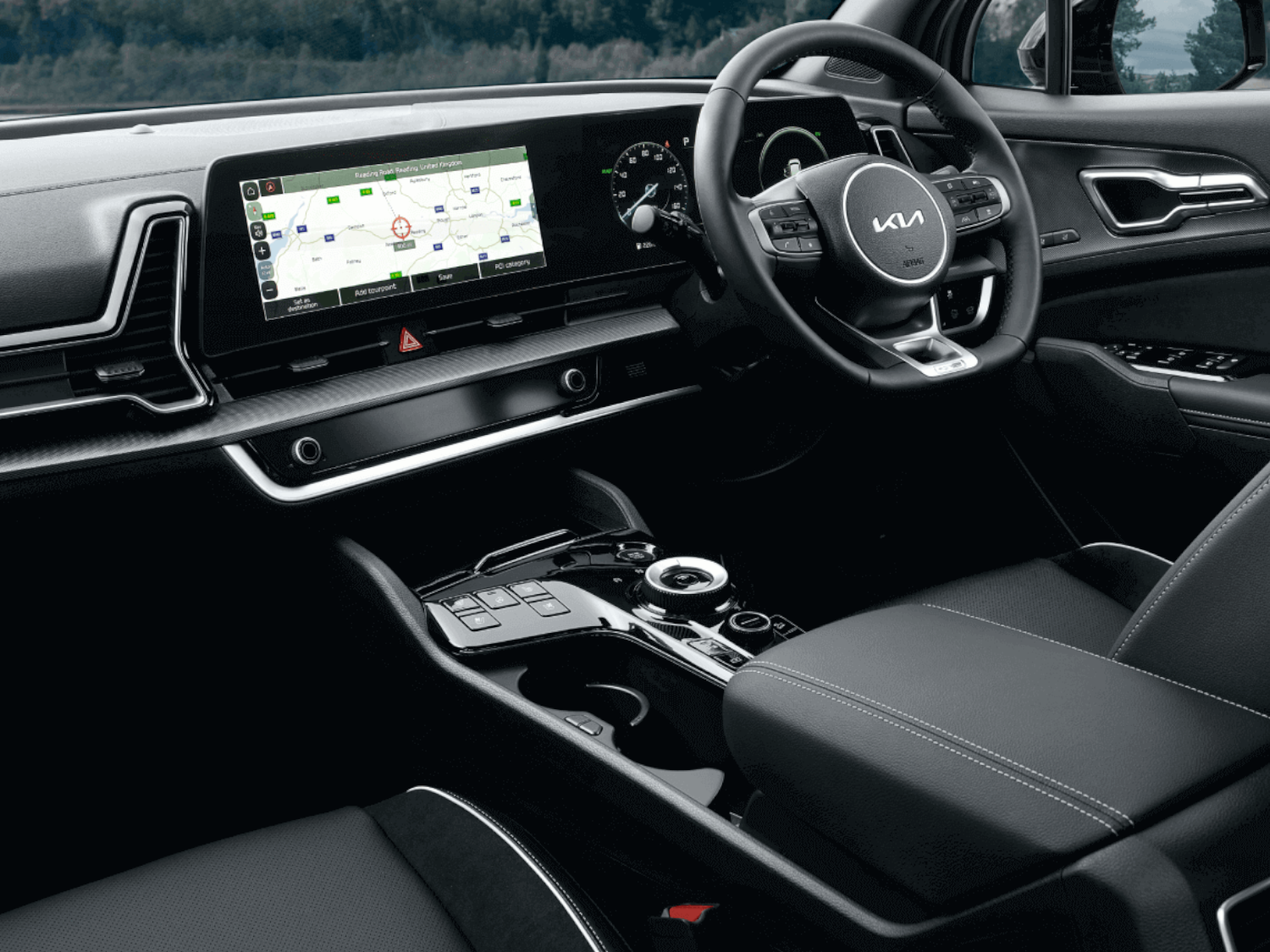 infotainment of Kia Sportage