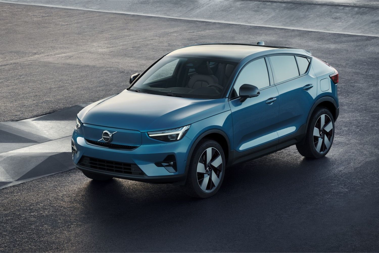 Volvo EC40 parked in parking bay