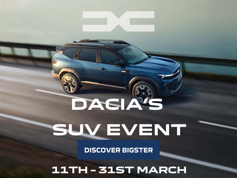 Startin Dacia SUV Event | 11th - 31st March