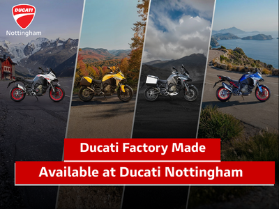 Ducati Factory Made Multistrada V4 – Available at Ducati Nottingham
