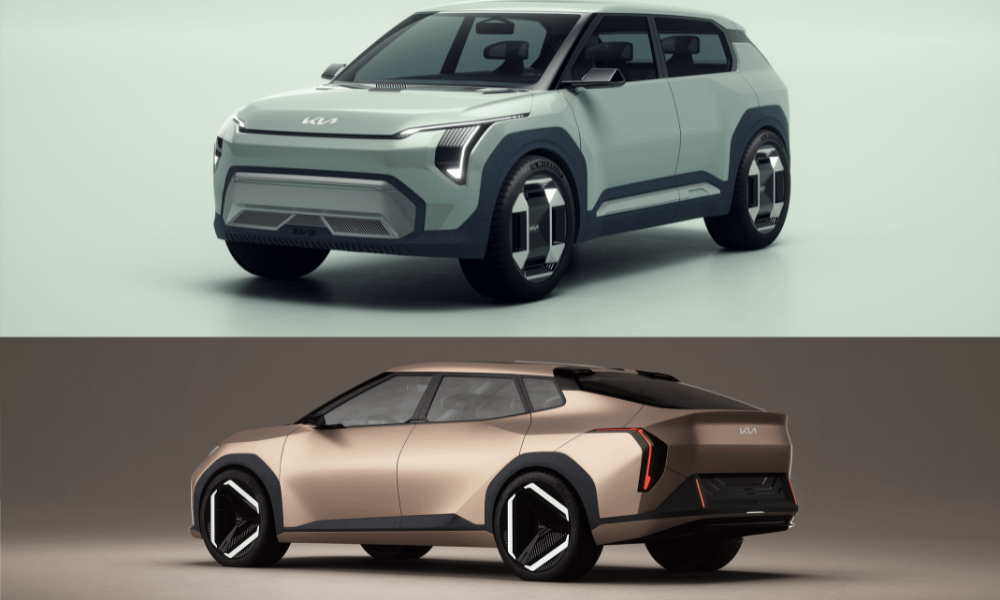 Kia EV3 and EV4 concept models utilise leading-edge sustainable materials to deliver a step change in interior design