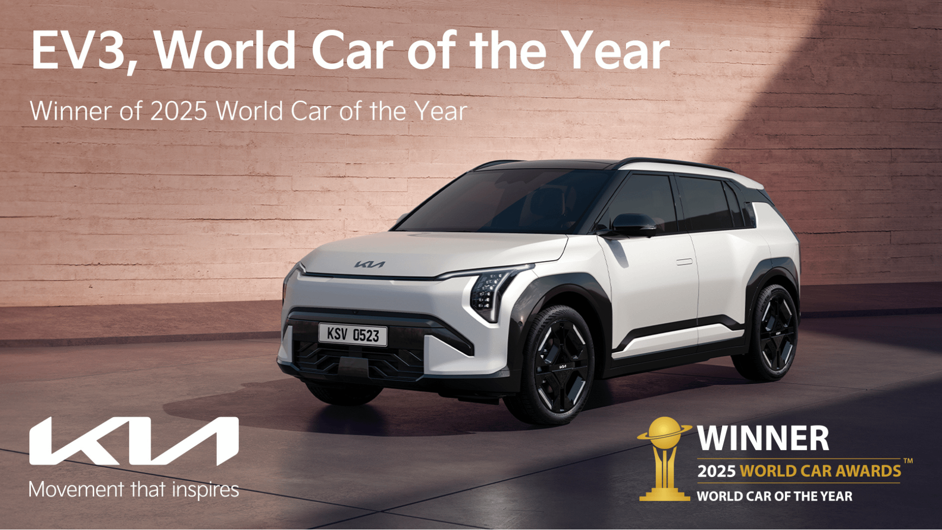 Kia EV3 wins 2025 World Car of the Year