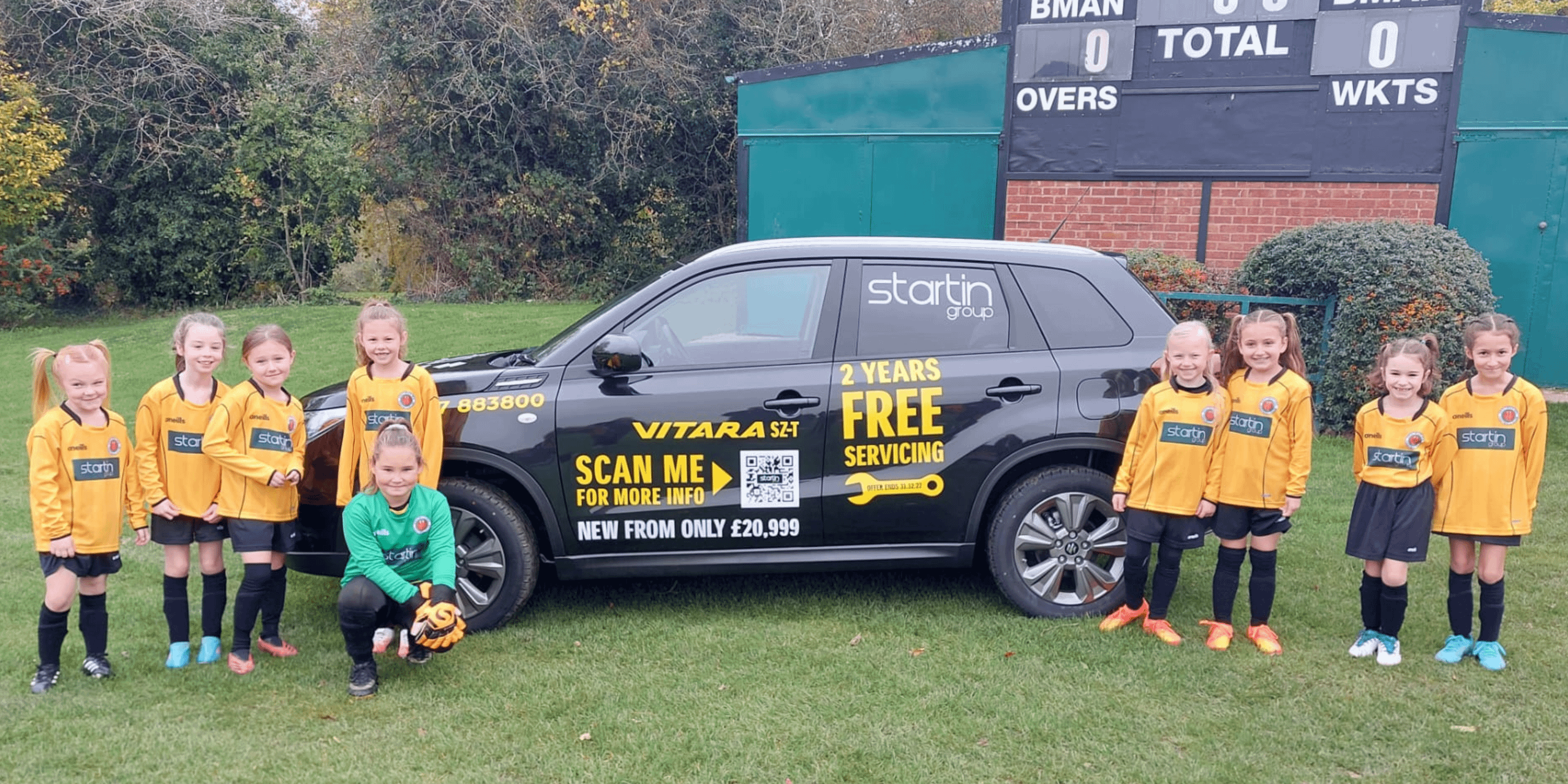 Sponsoring Droitwich Spa Girls Football Club