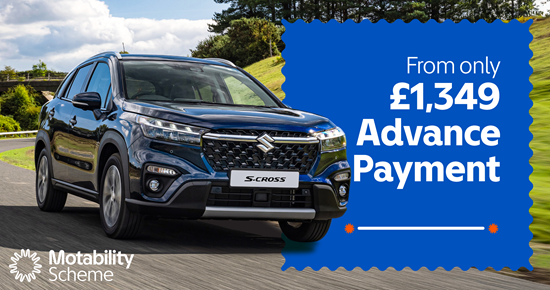 New Suzuki S-CROSS Motability Scheme Offers