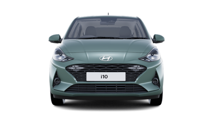 Hyundai i10 in Mangrove Green