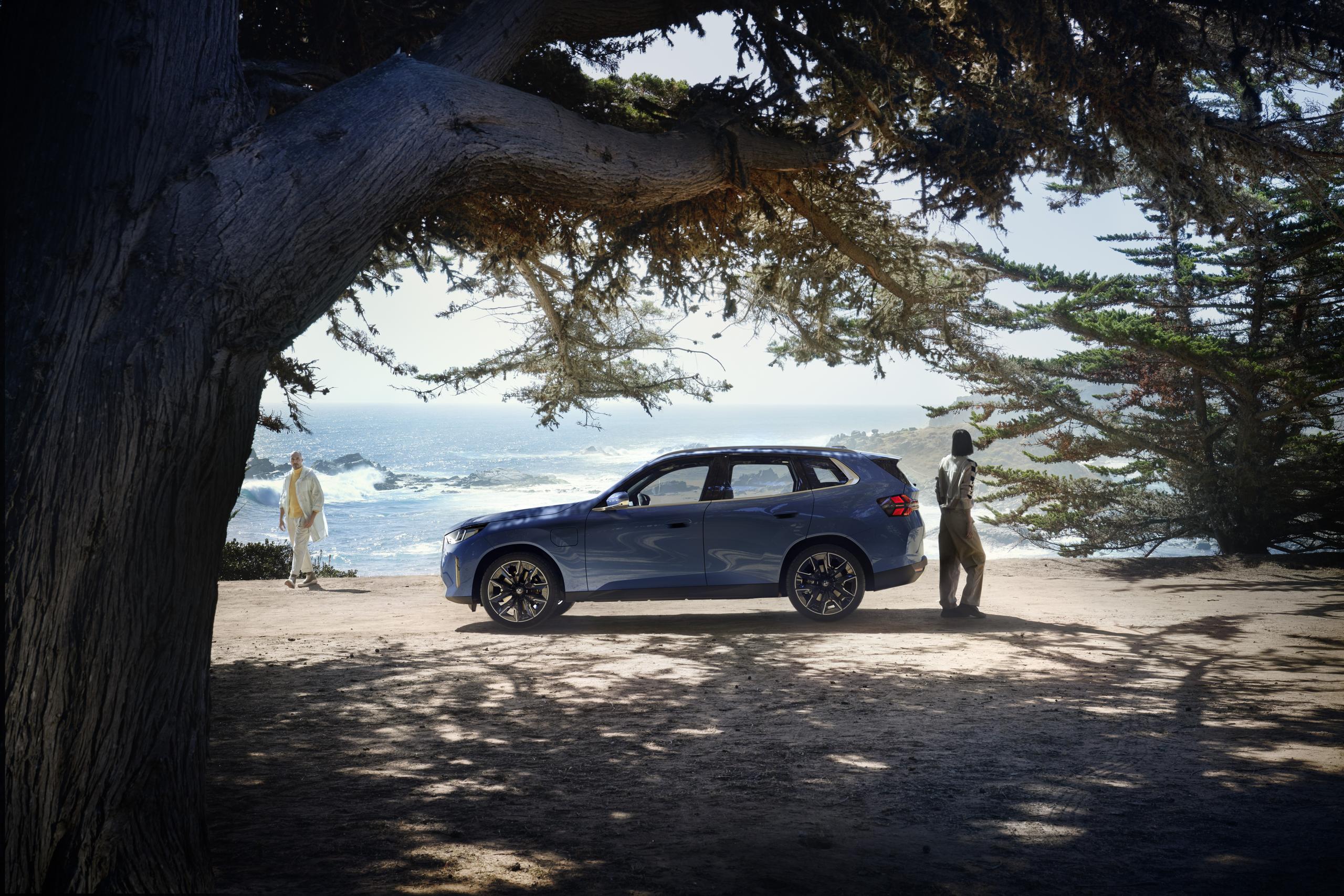 Used BMW parked at beach Northern Ireland