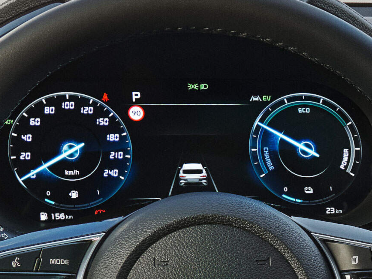dashboard of Kia Xceed