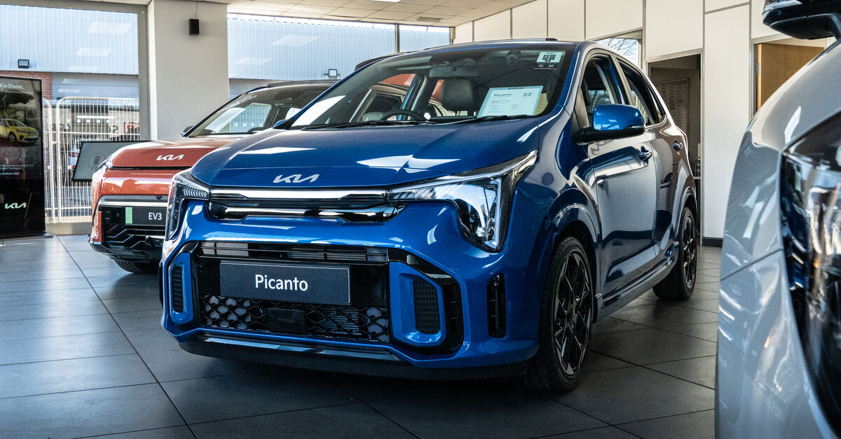 Kia Picanto in Kia Castleford Showroom