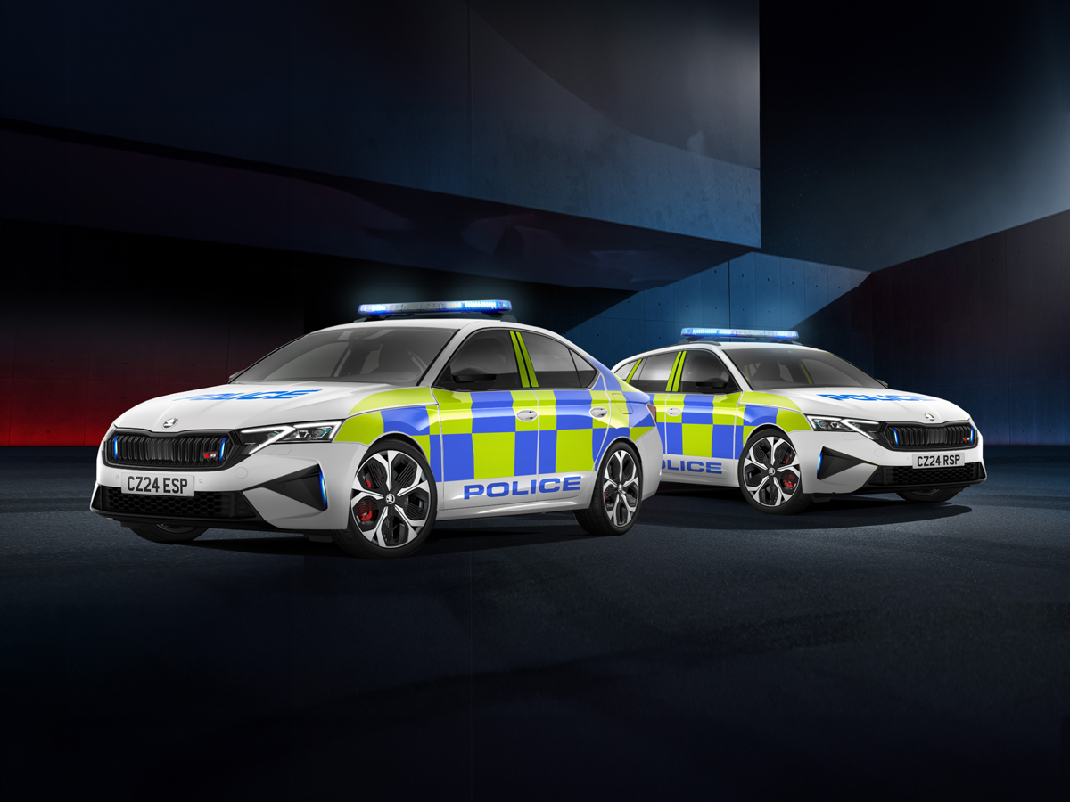 Škoda Octavia vRS Ready To Join The Police Fleets