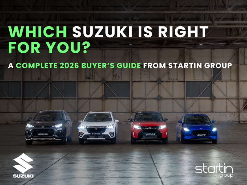 Which Suzuki Is Right for You? A Complete 2026 Buyer’s Guide from Startin Group
