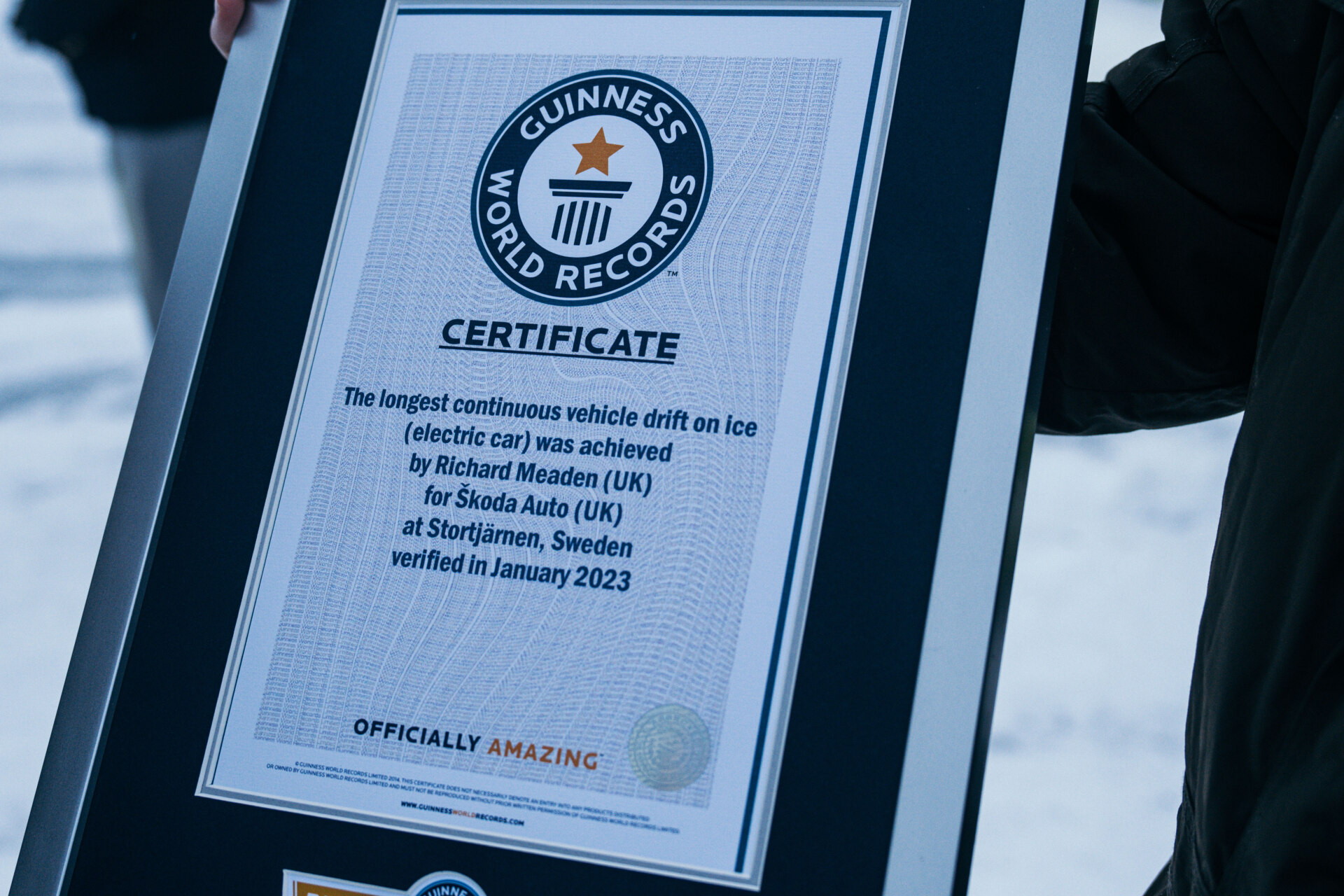 Škoda Enyaq RS iV sets two GUINNESS WORLD RECORDS