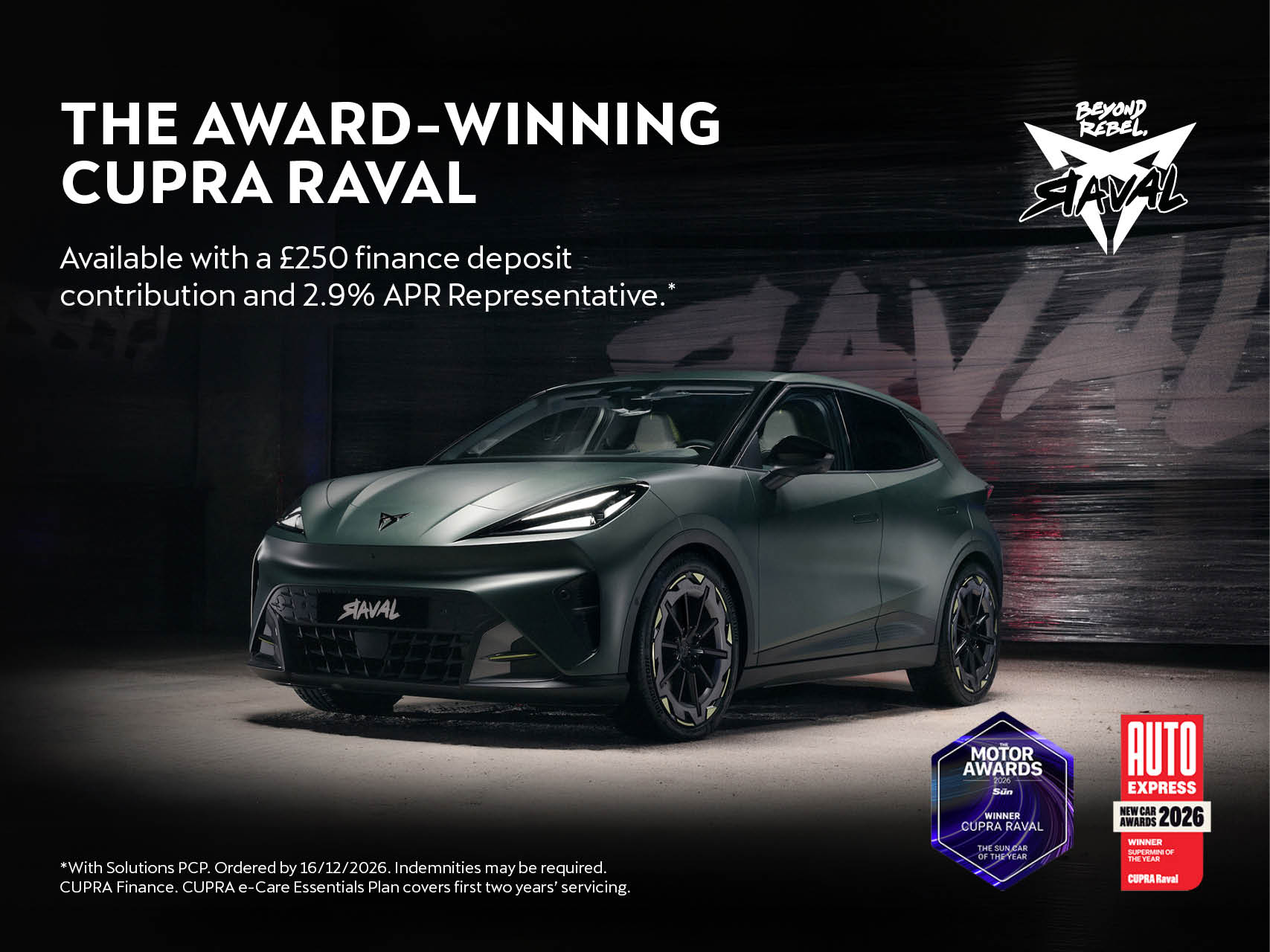 The new CUPRA Raval scoops the Auto Express Supermini Award