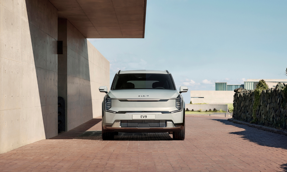 rear of kia ev9