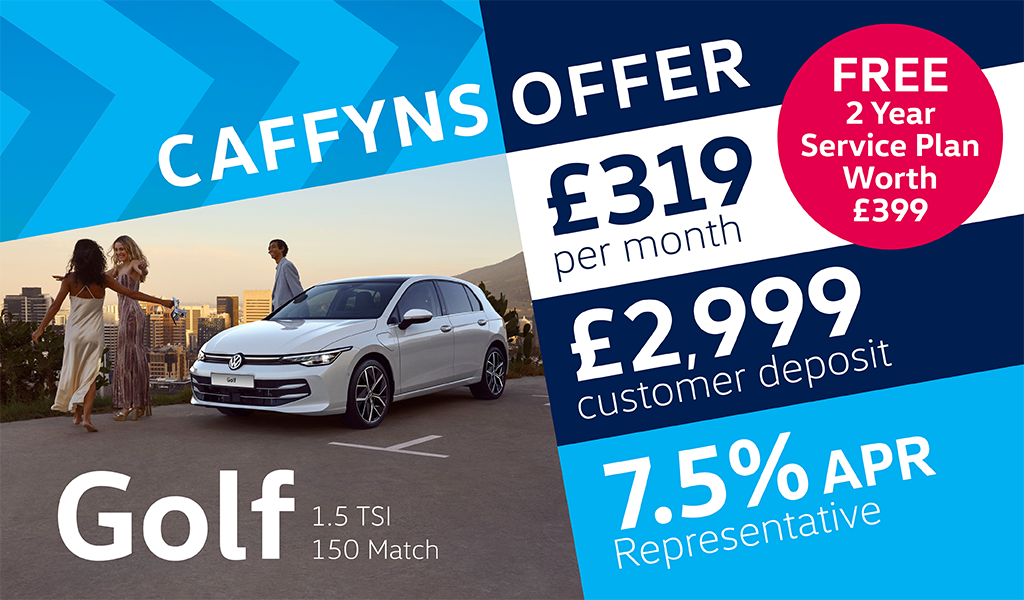New & Used Volkswagen Dealer | Sussex & Kent | Caffyns Group