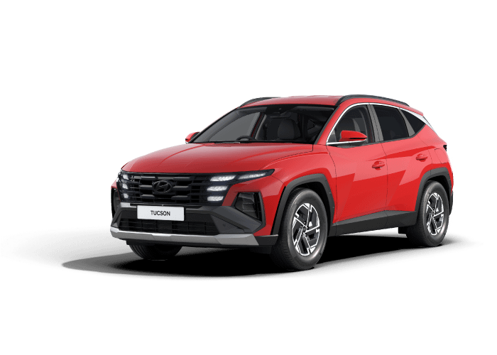 Hyundai TUCSON in Engine Red