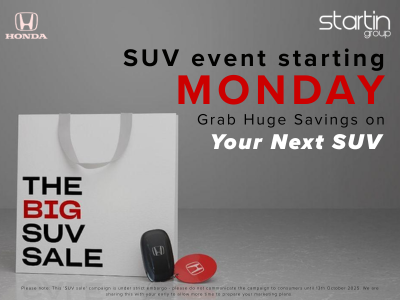 Startin Honda Big SUV Sale: Grab Huge Savings on Your Next SUV