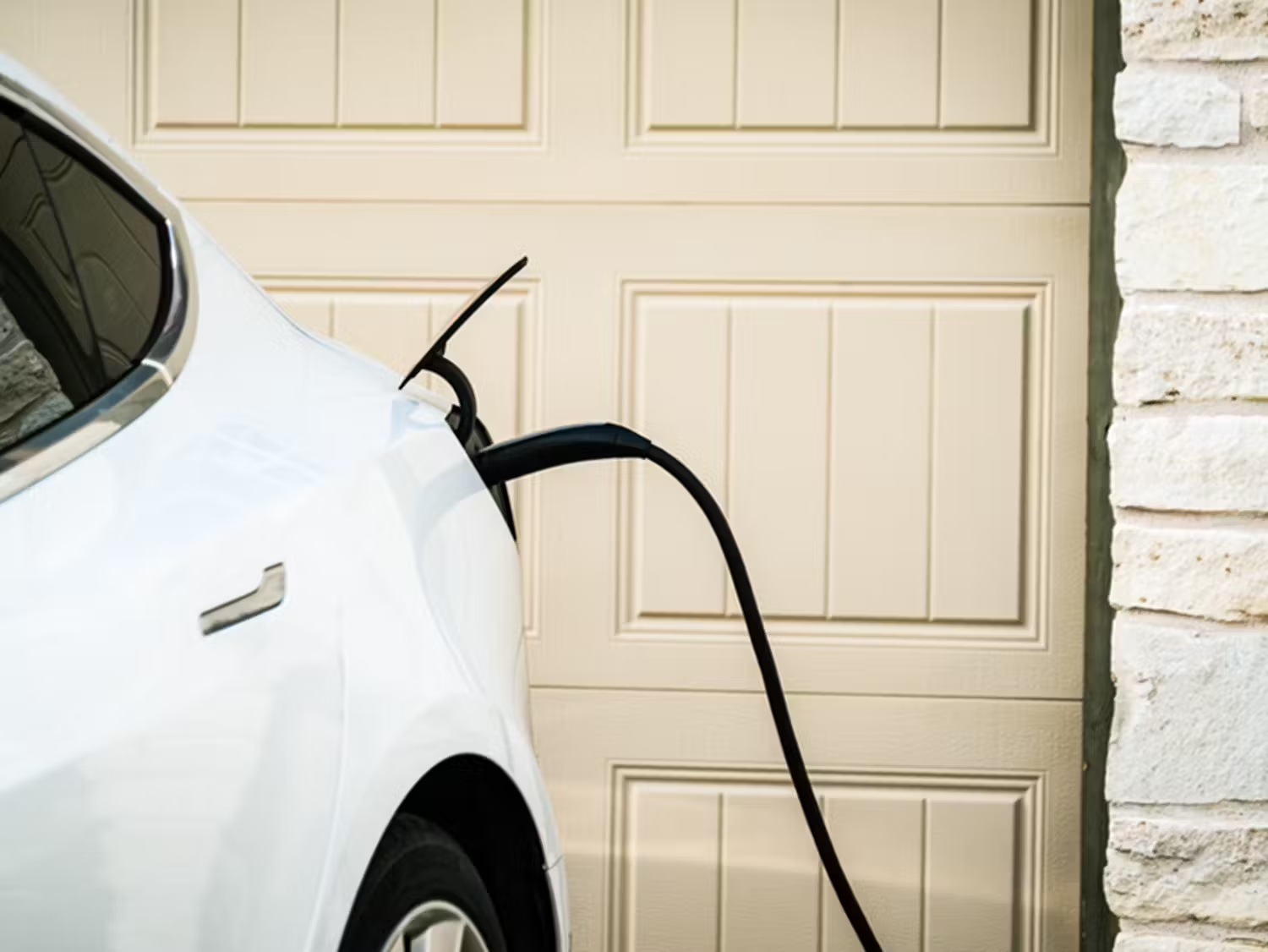 Electric car charging at home