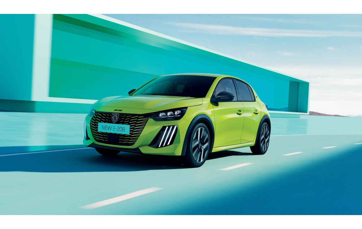 Peugeot Enhances E-208 with Class-Leading 269 Mile Range and Smart New Features