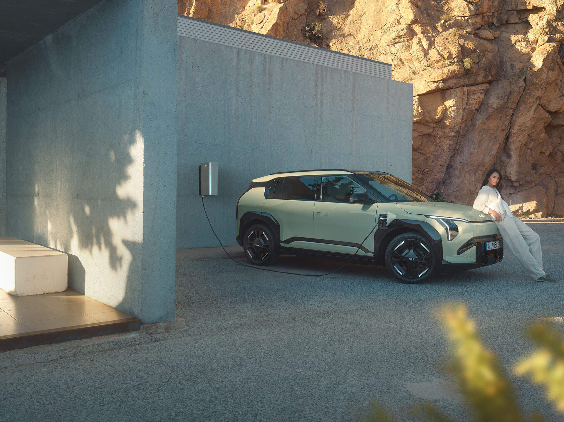 parked ev3 kia