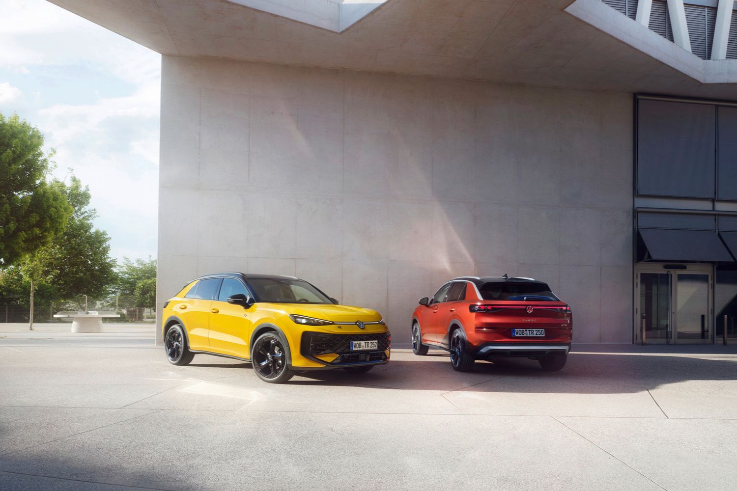 Volkswagen T-Roc Range featuring the Life, Style and R-line trims.