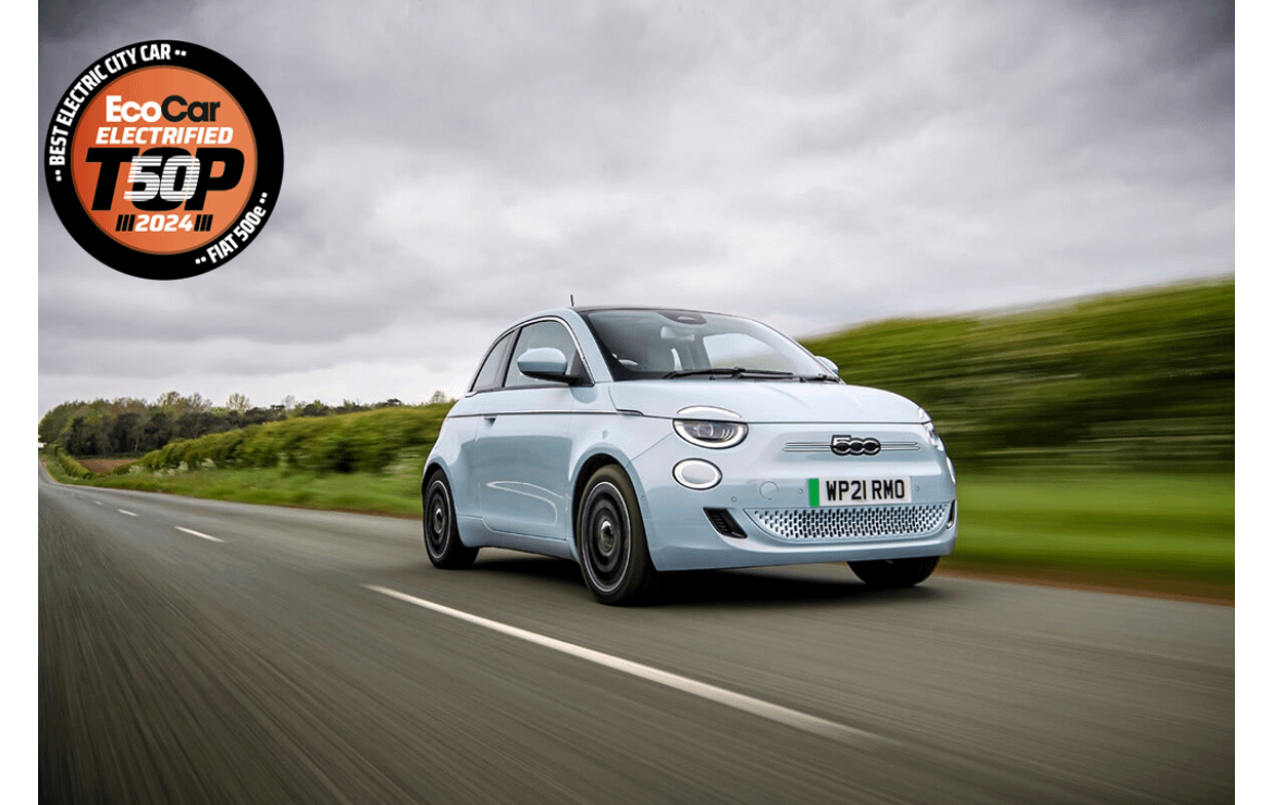 Fiat 500e wins Best Electric City Car award from EcoCar