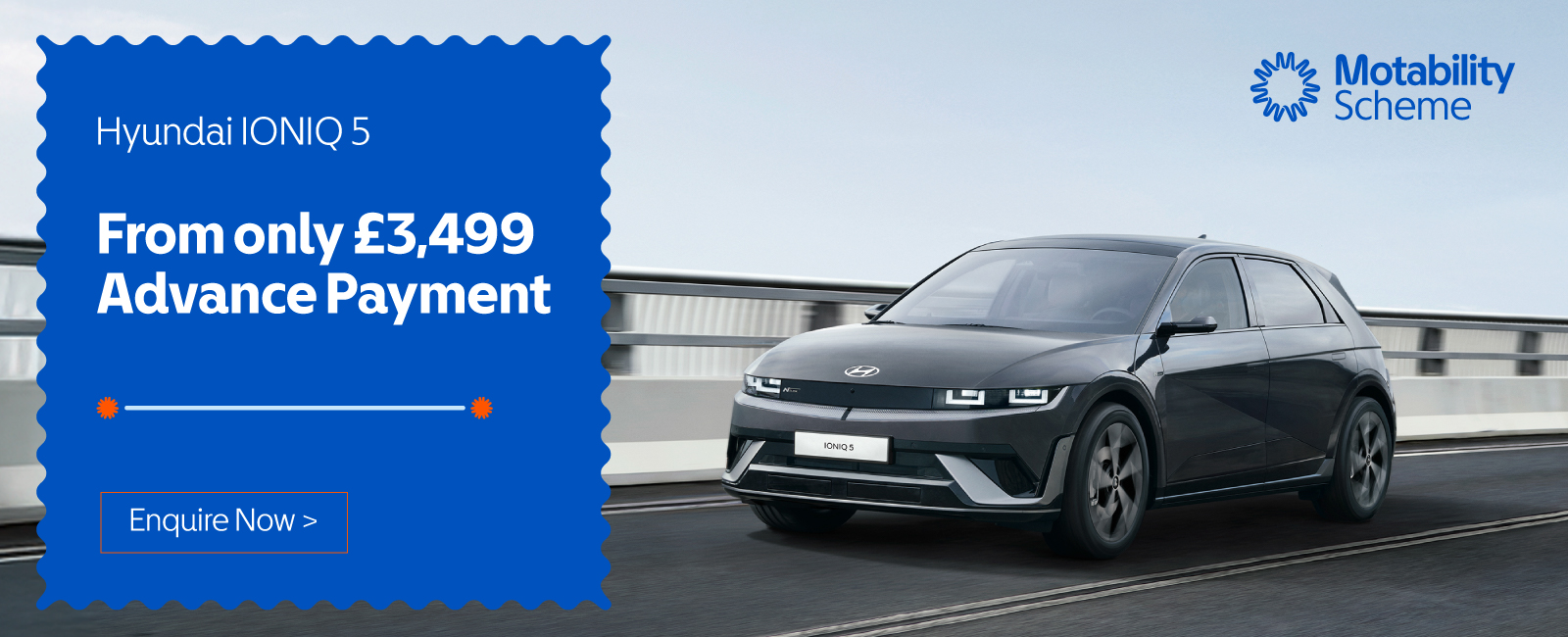Hyundai IONIQ 5 From £3,499 Advance Payment