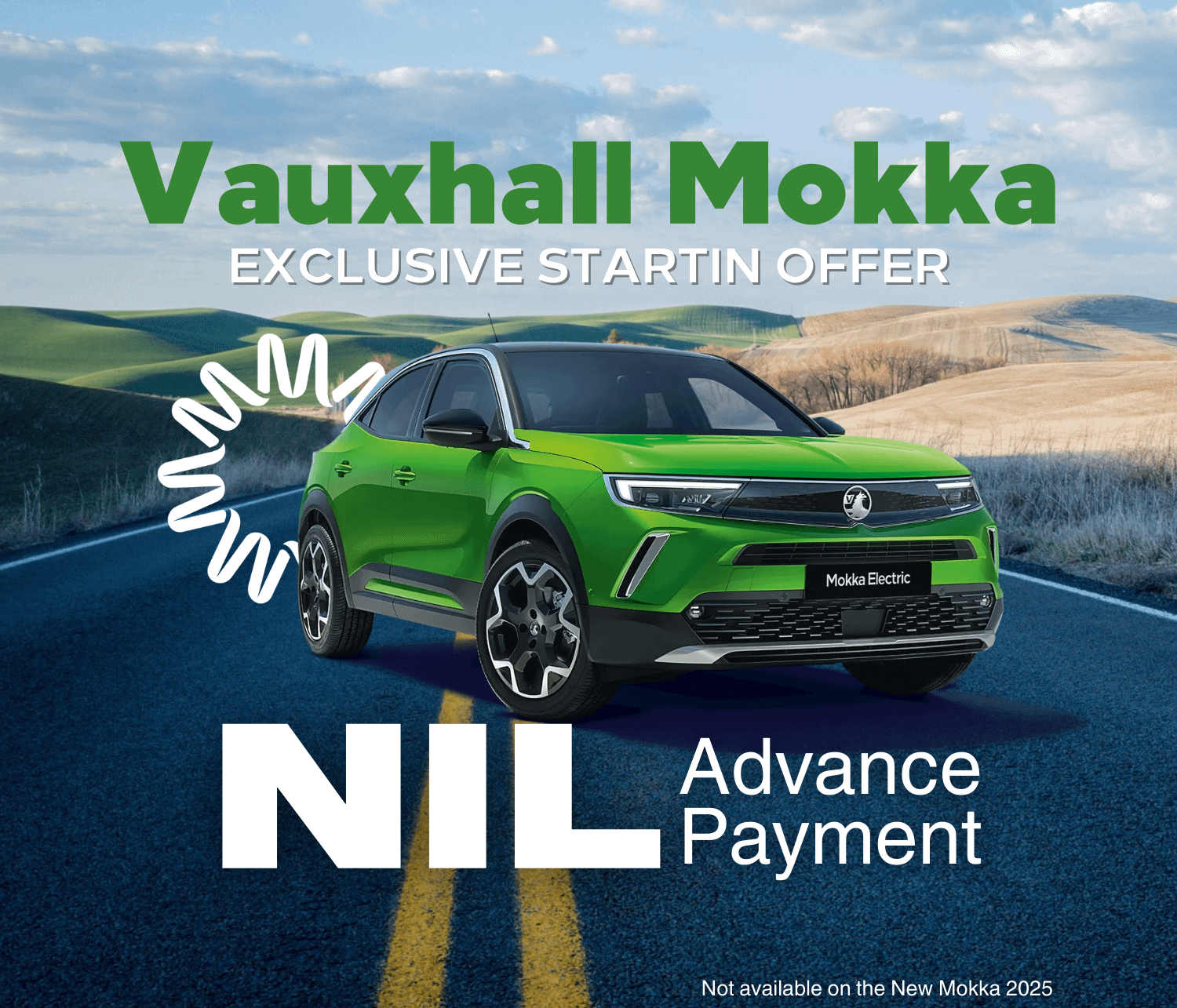 Exclusive Startin Vauxhall Motability Mokka Offer