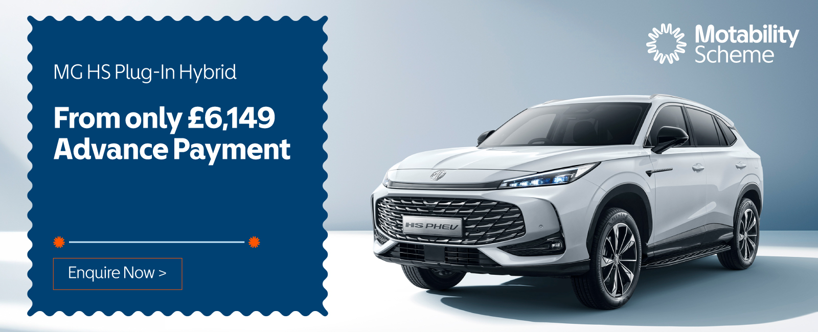 MG HS Plug-in Hybrid From £6,149 Advance Payment