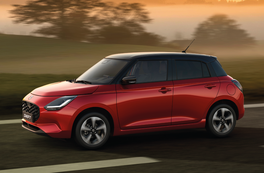 Red Suzuki Swift
