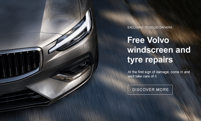 Free Volvo Windscreen & Tyre Repairs
