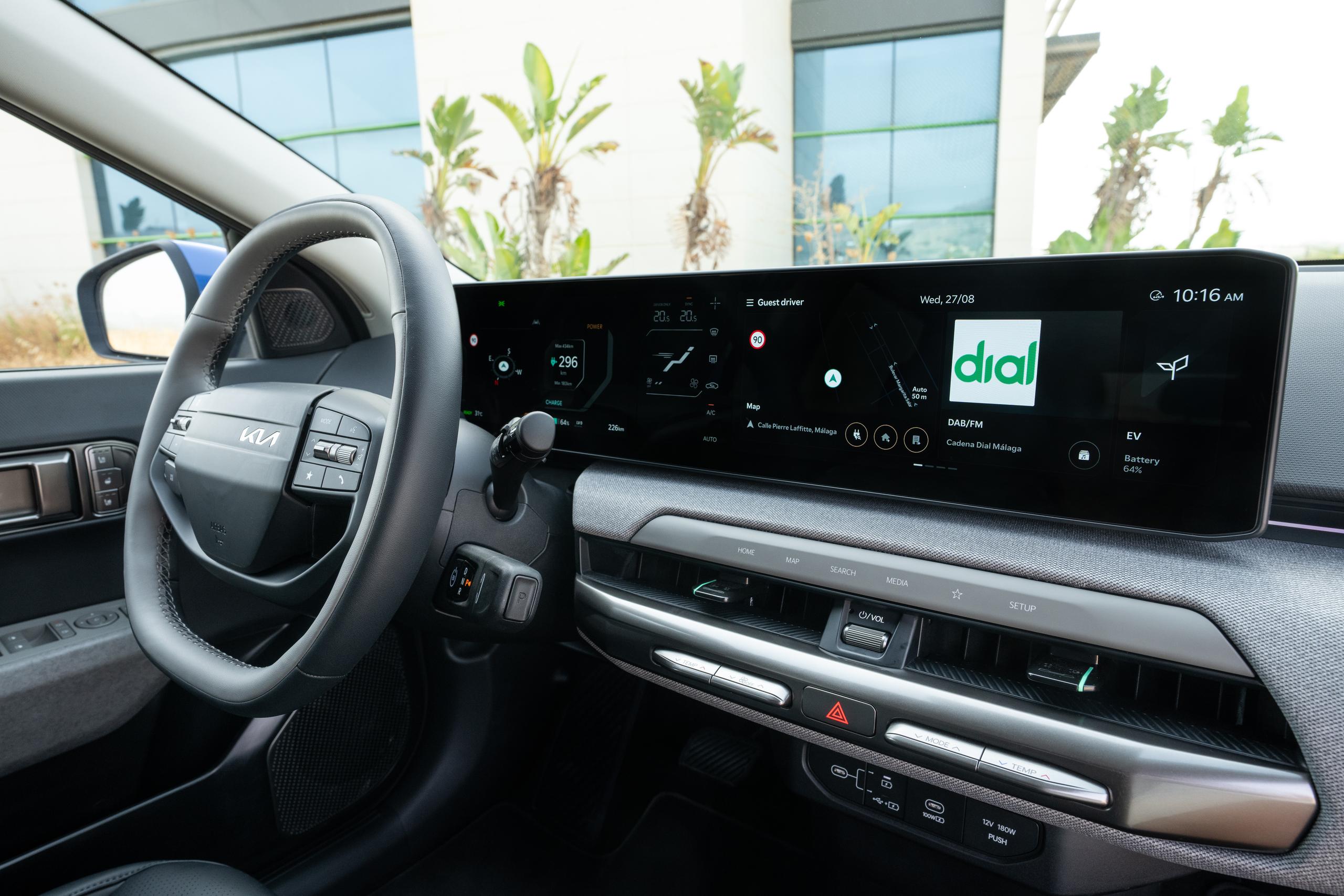 interior of kia ev4