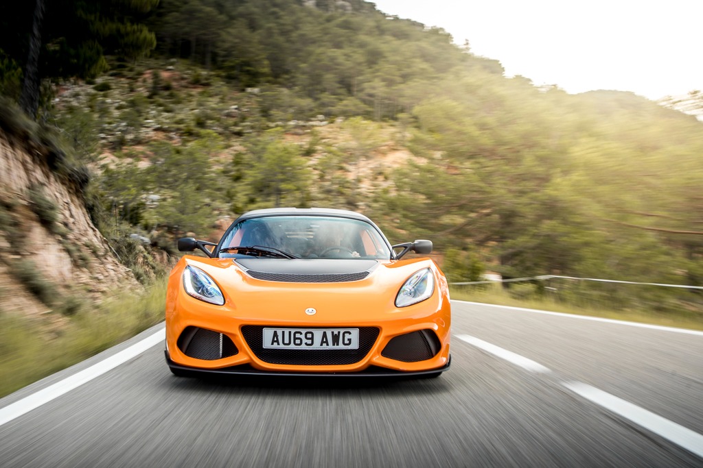 Orange Lotus Car