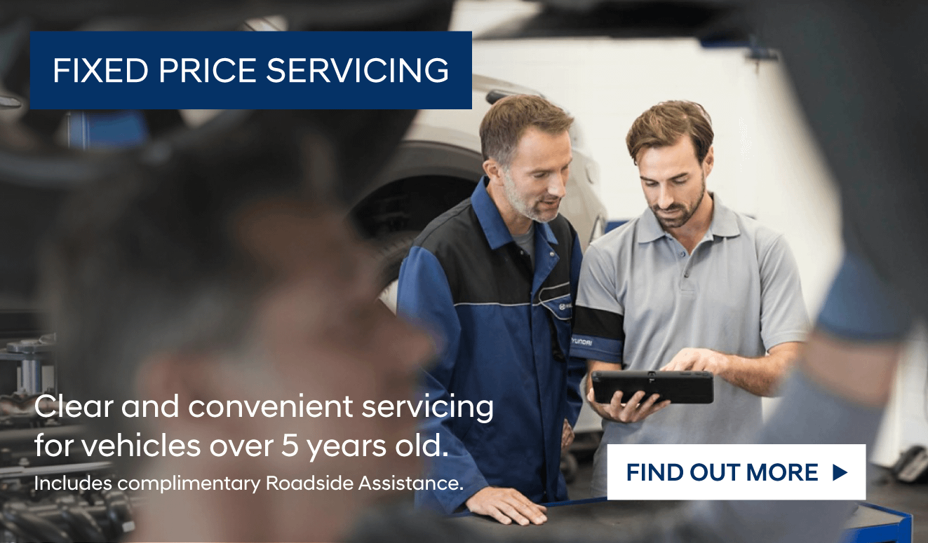 Hyundai Fixed Price Servicing Banner