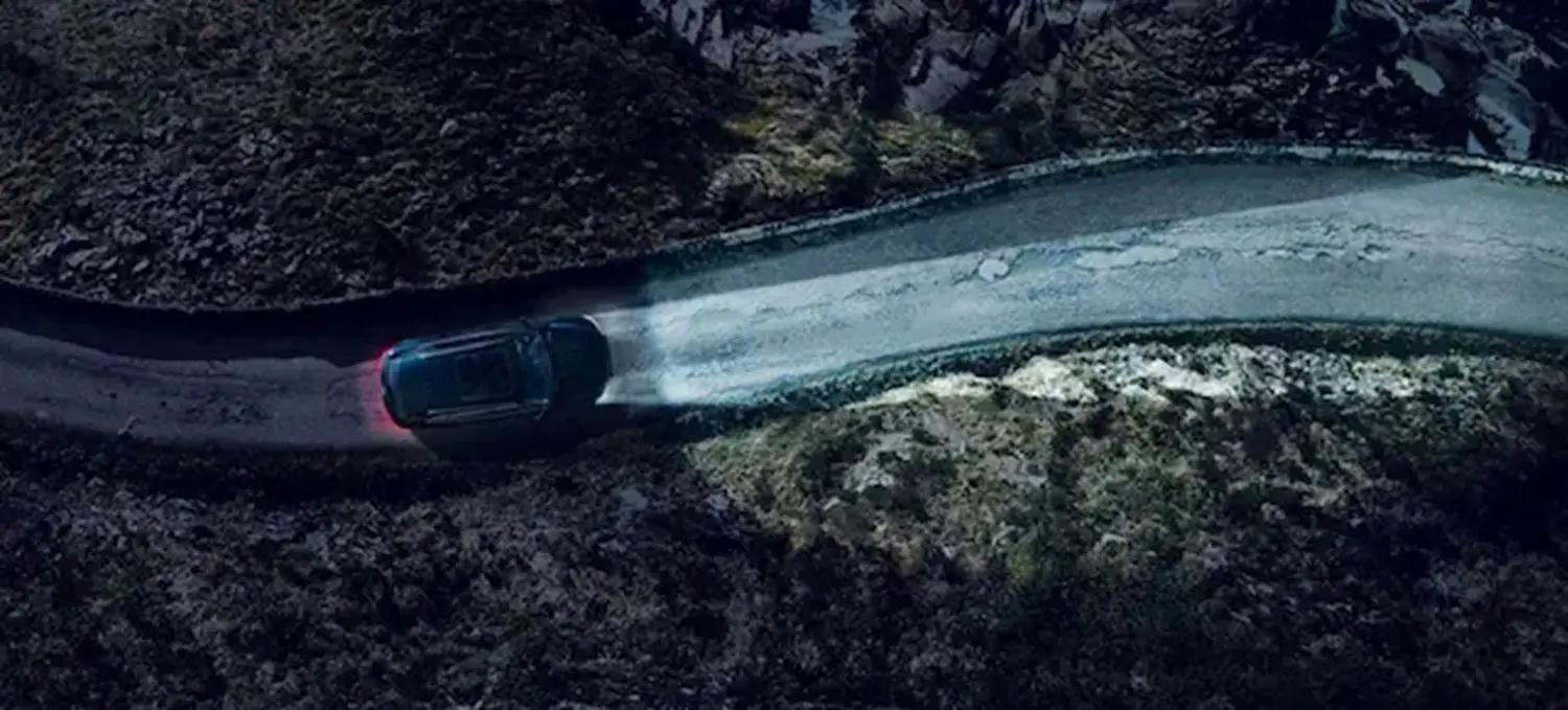 Image of Audi driver using the Light Function package