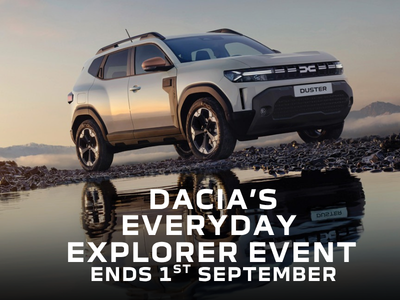 Dacia’s Everyday Explorer Event at Startin Dacia Worcester Save £1,000 on Your New Dacia Duster*