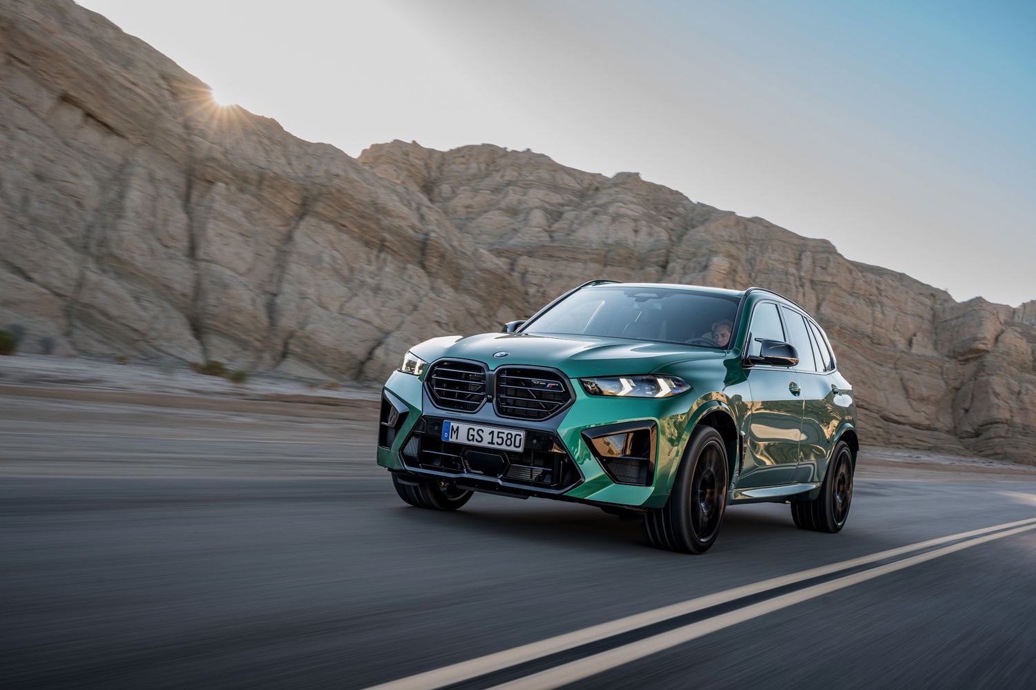 New BMW X5 M Competition image of the vehicle driving