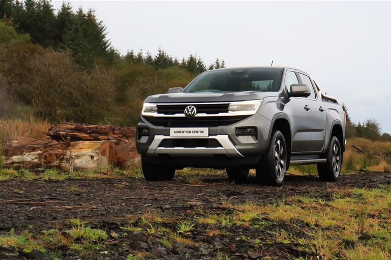 Volkswagen Amarok at Agnew Van Centre, driving at Tollymore Country Park