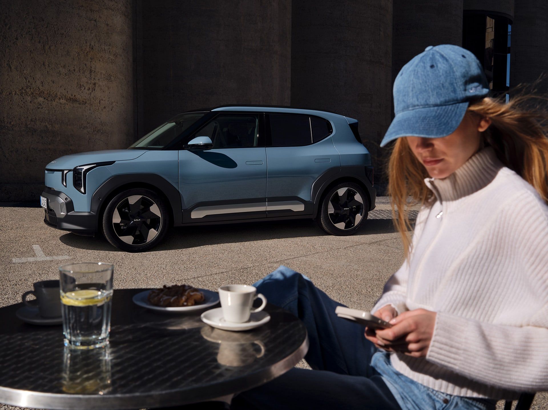 parked kia EV2