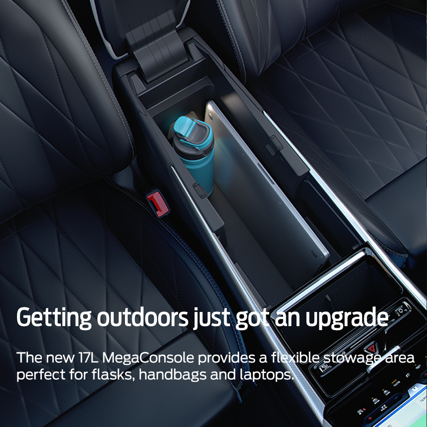 Hidden storage in Ford Explorer